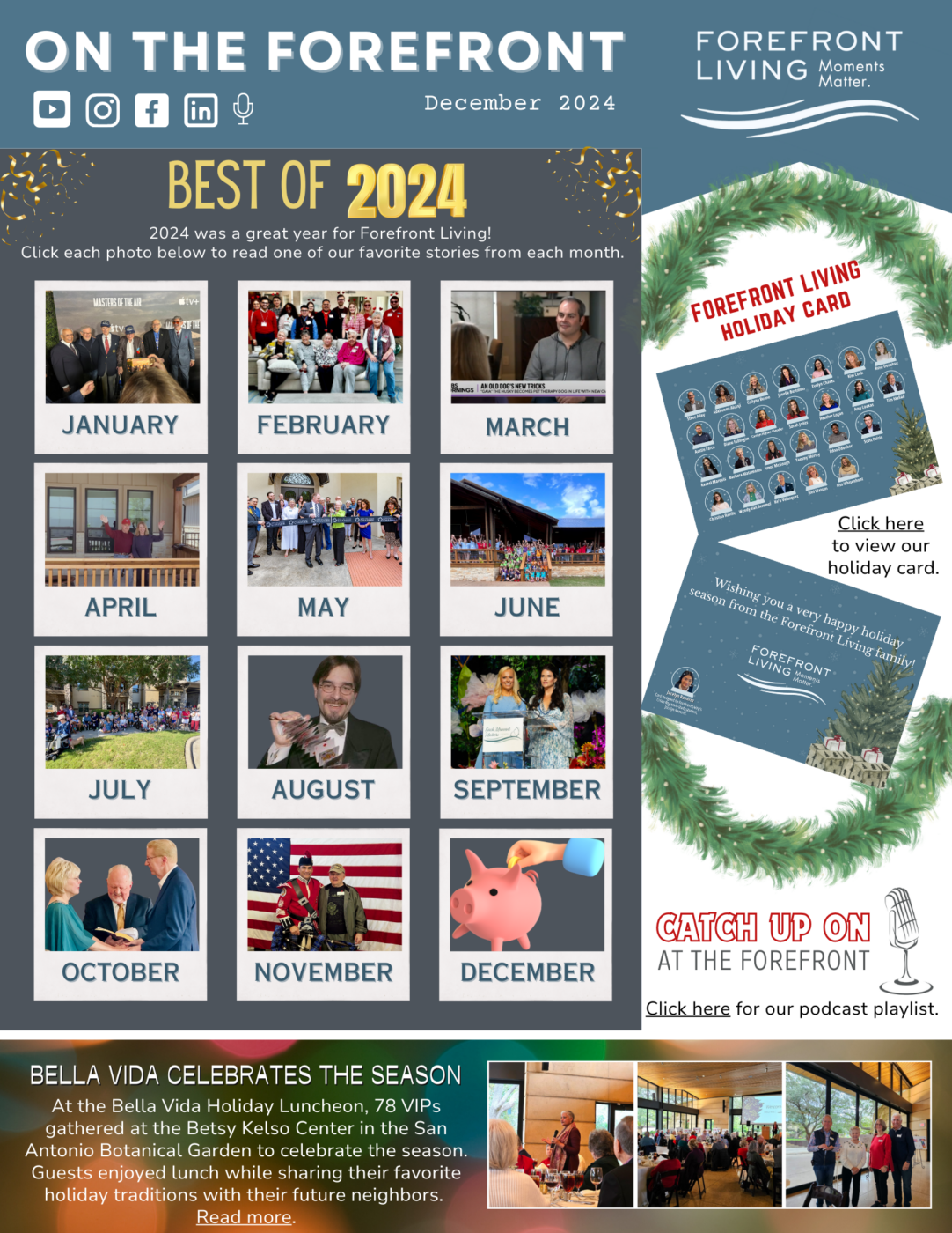 On the Forefront - December 2024 Newsletter