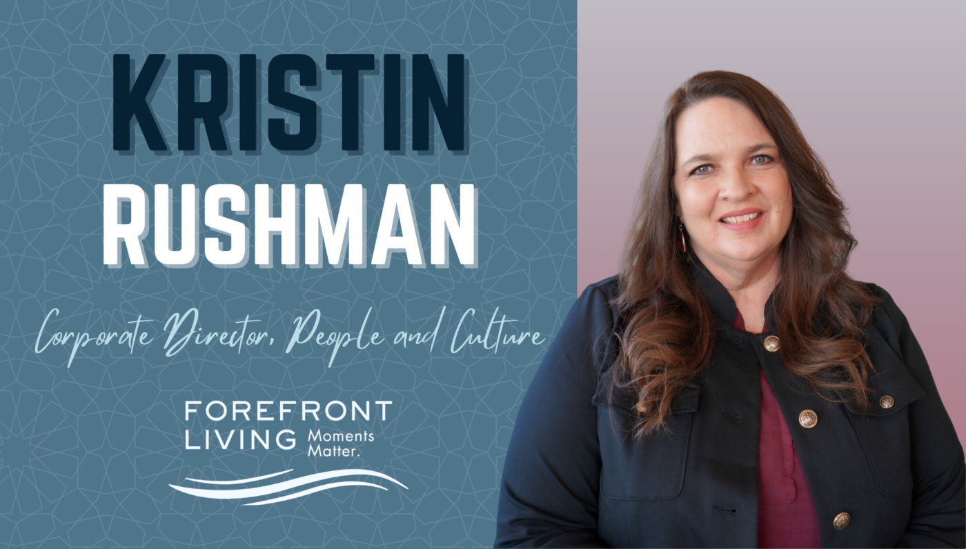 Introducing Kristin Rushman, Corporate Director, People and Culture